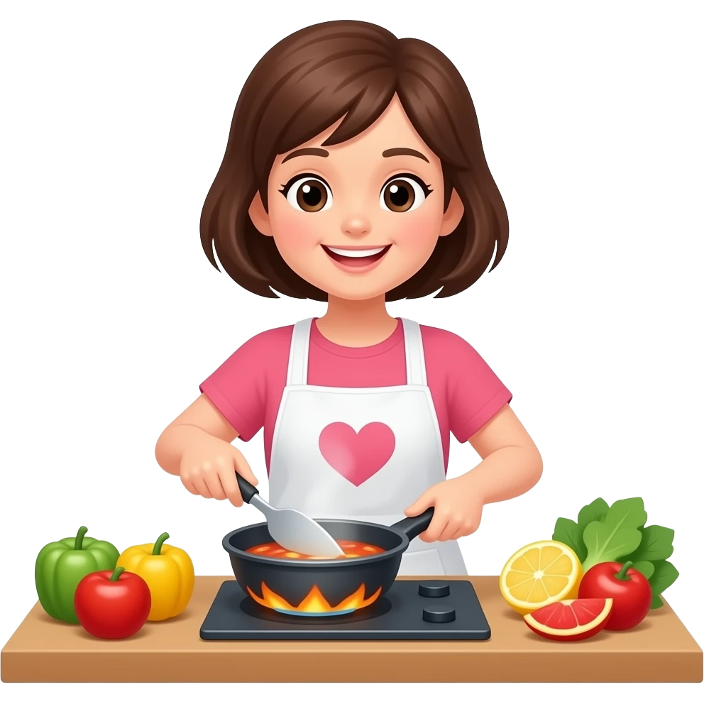 Мама готує з любов'ю emoji
