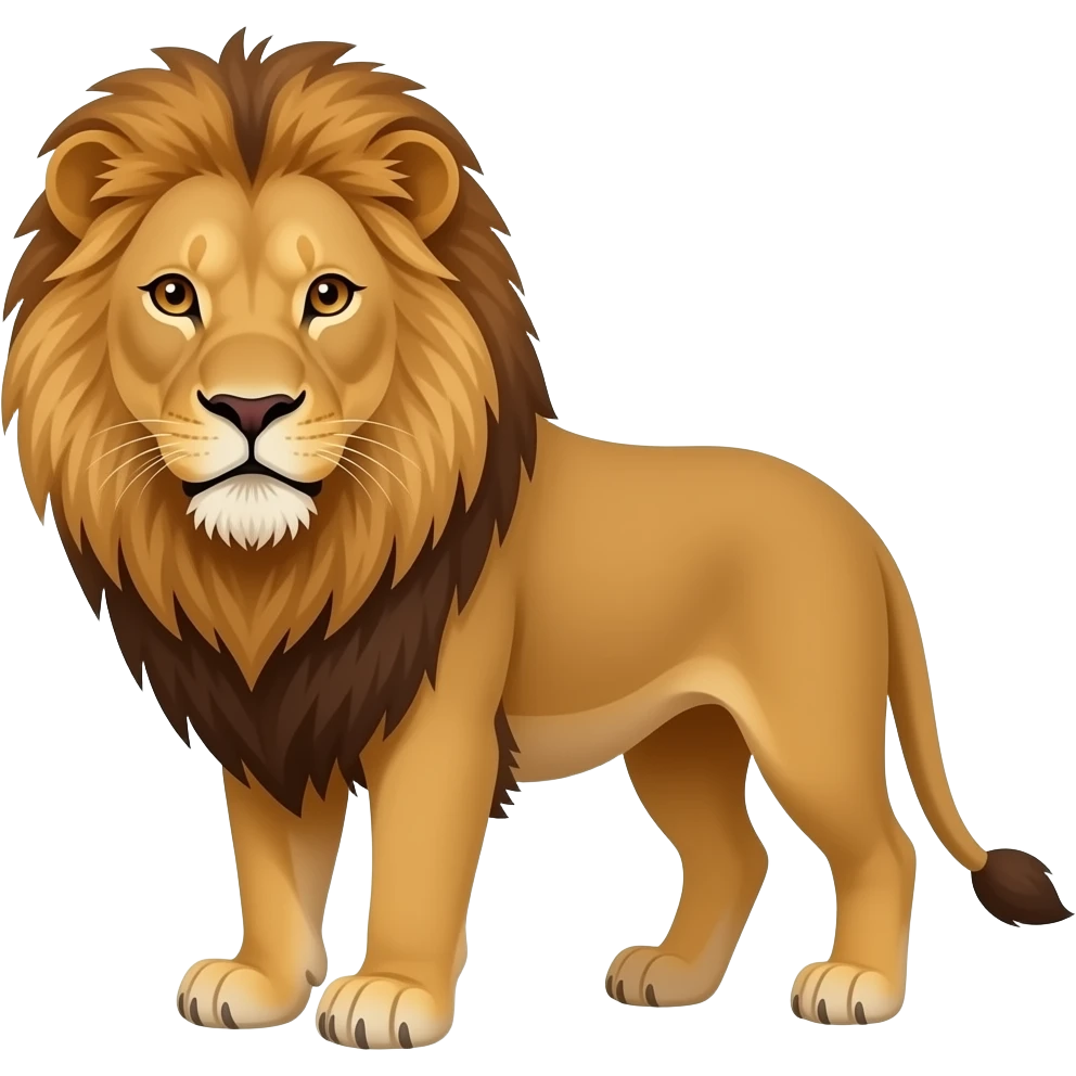Hungry lion emoji