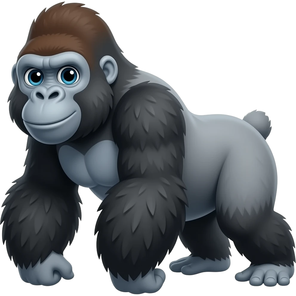 Cartoon Gorilla emoji