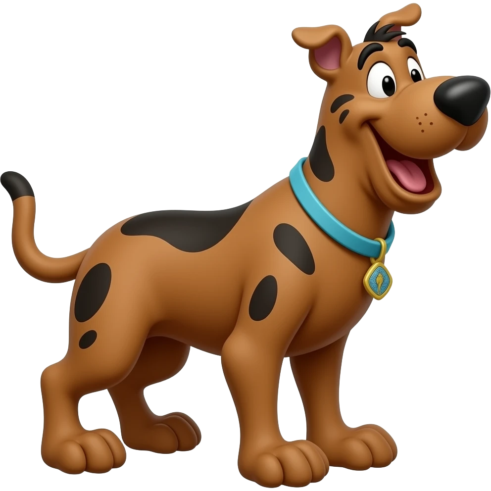 Scooby Doo laughing emoji
