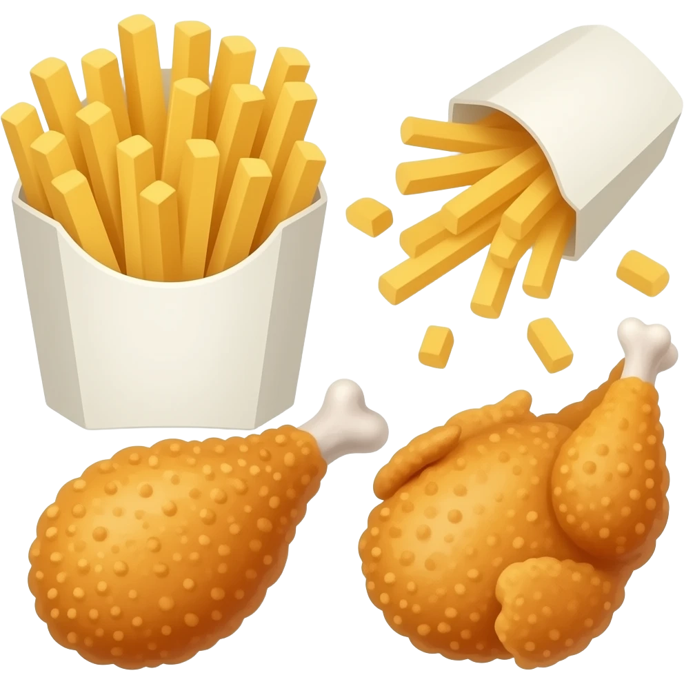 🍗🍟 emoji