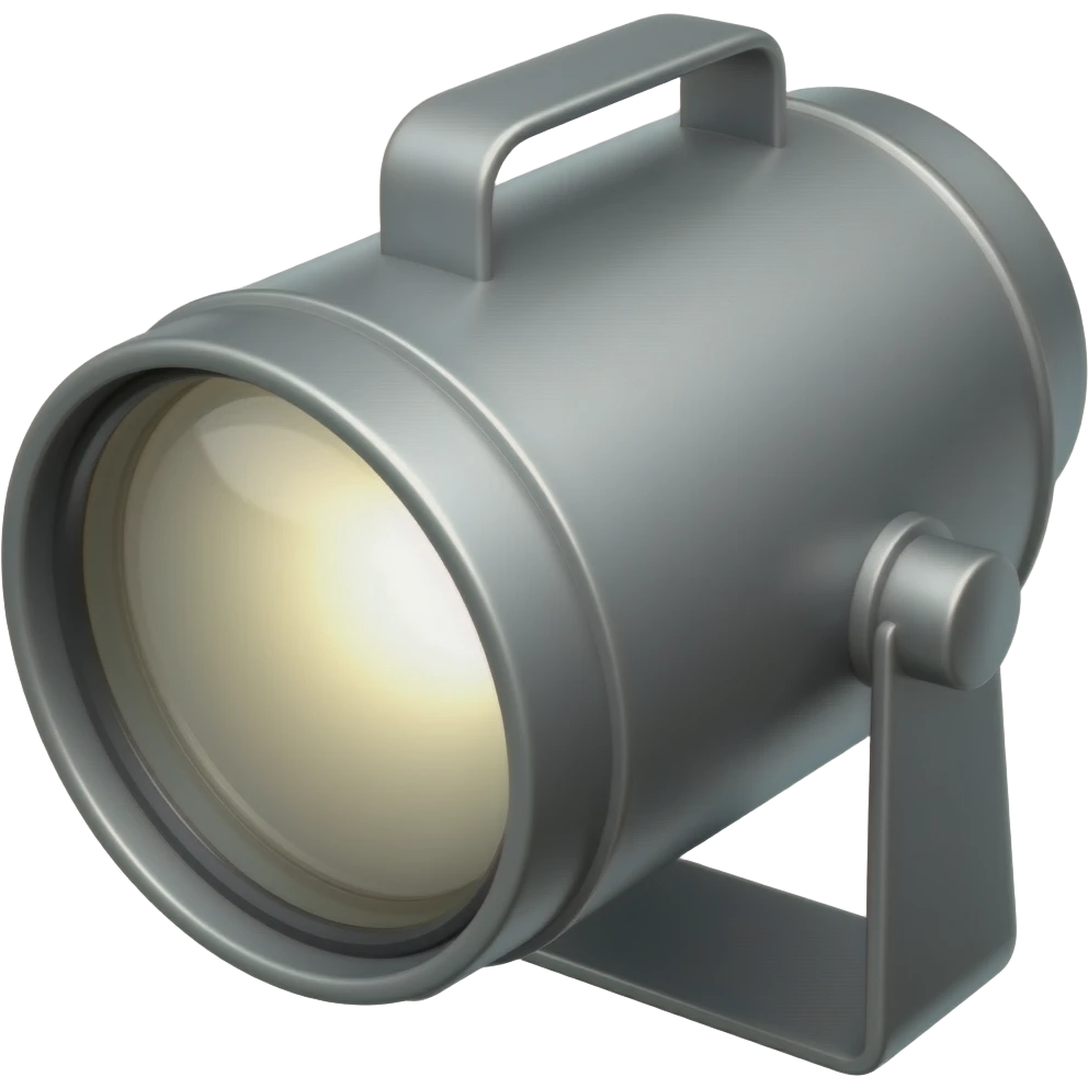 A Searchlight emoji