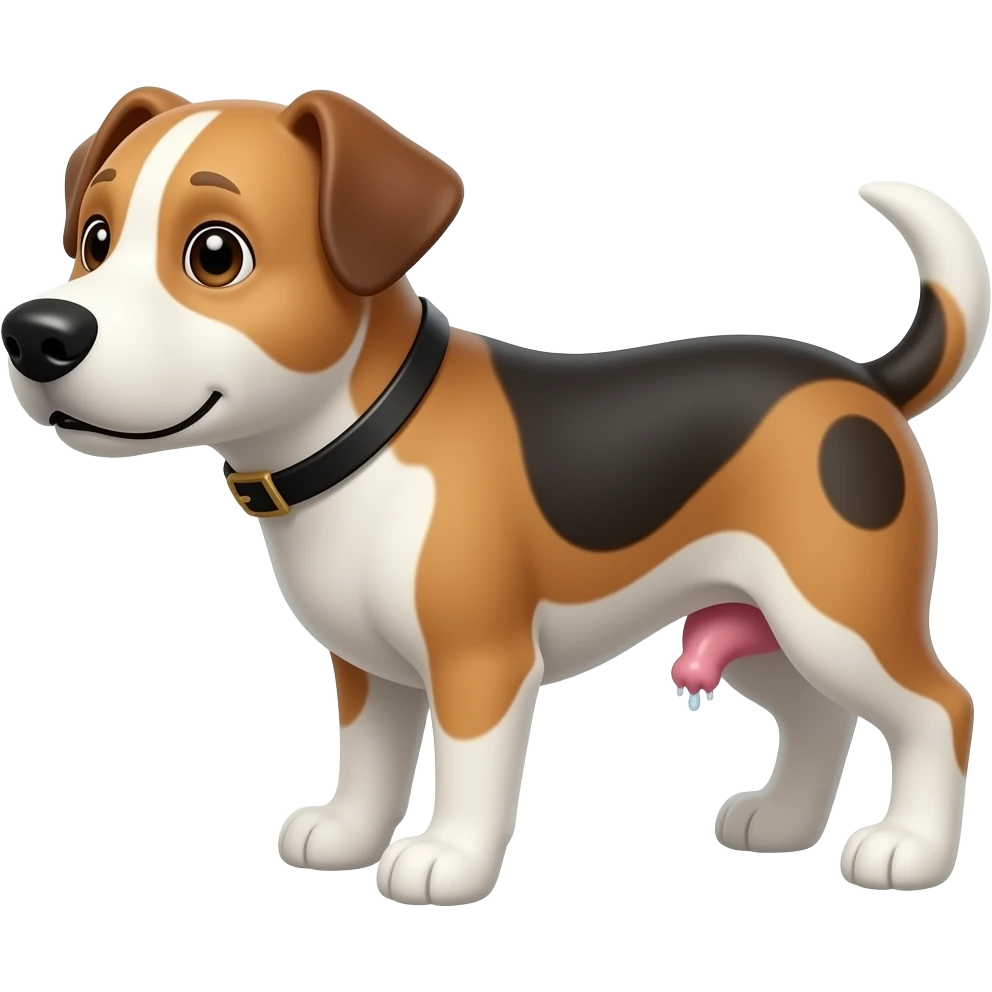 dog urinating emoji