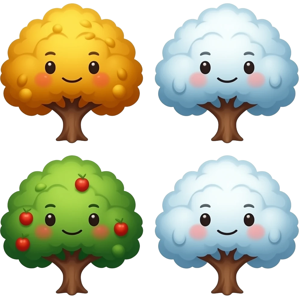 estaciones del año emoji