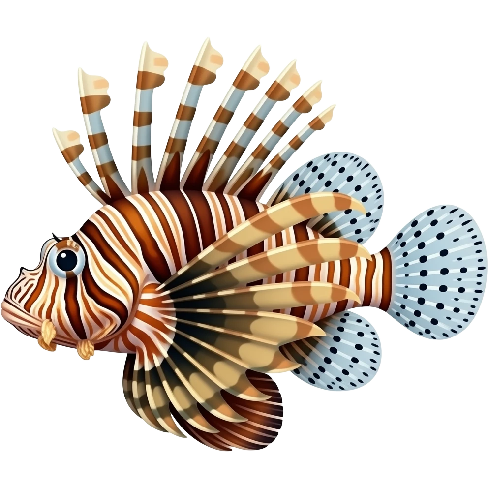 Lion fish emoji