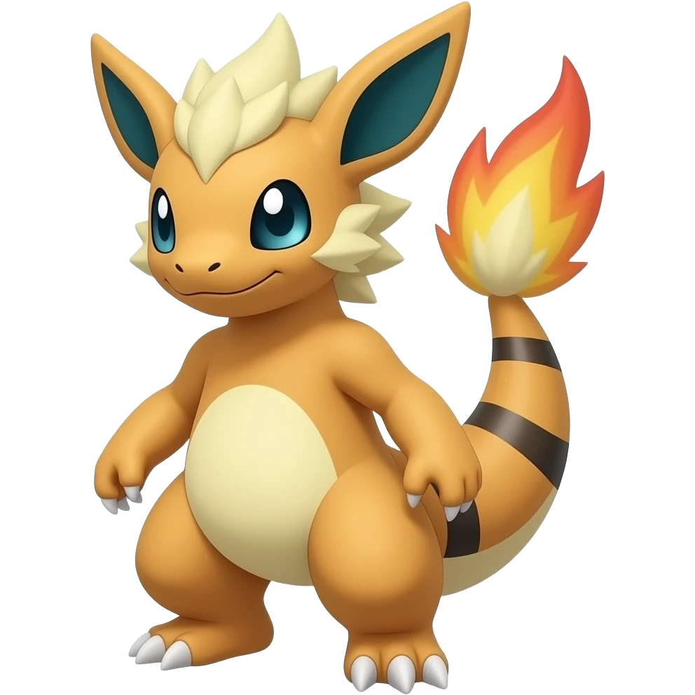 Cinderace-Incineroar-Solgaleo-Blaziken-Fakémon-hybrid emoji