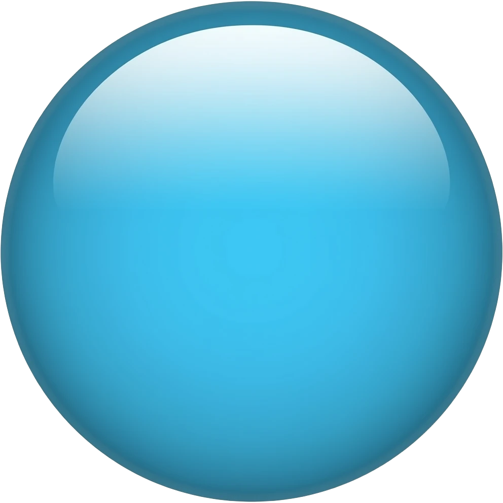 Blue circle emoji