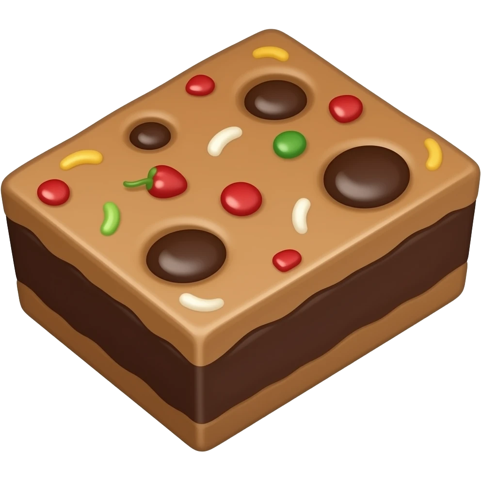 brownie emoji