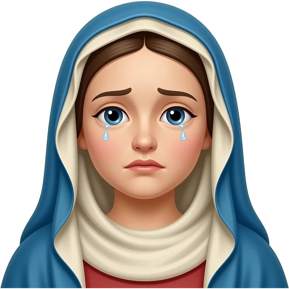 Madonna addolorata emoji