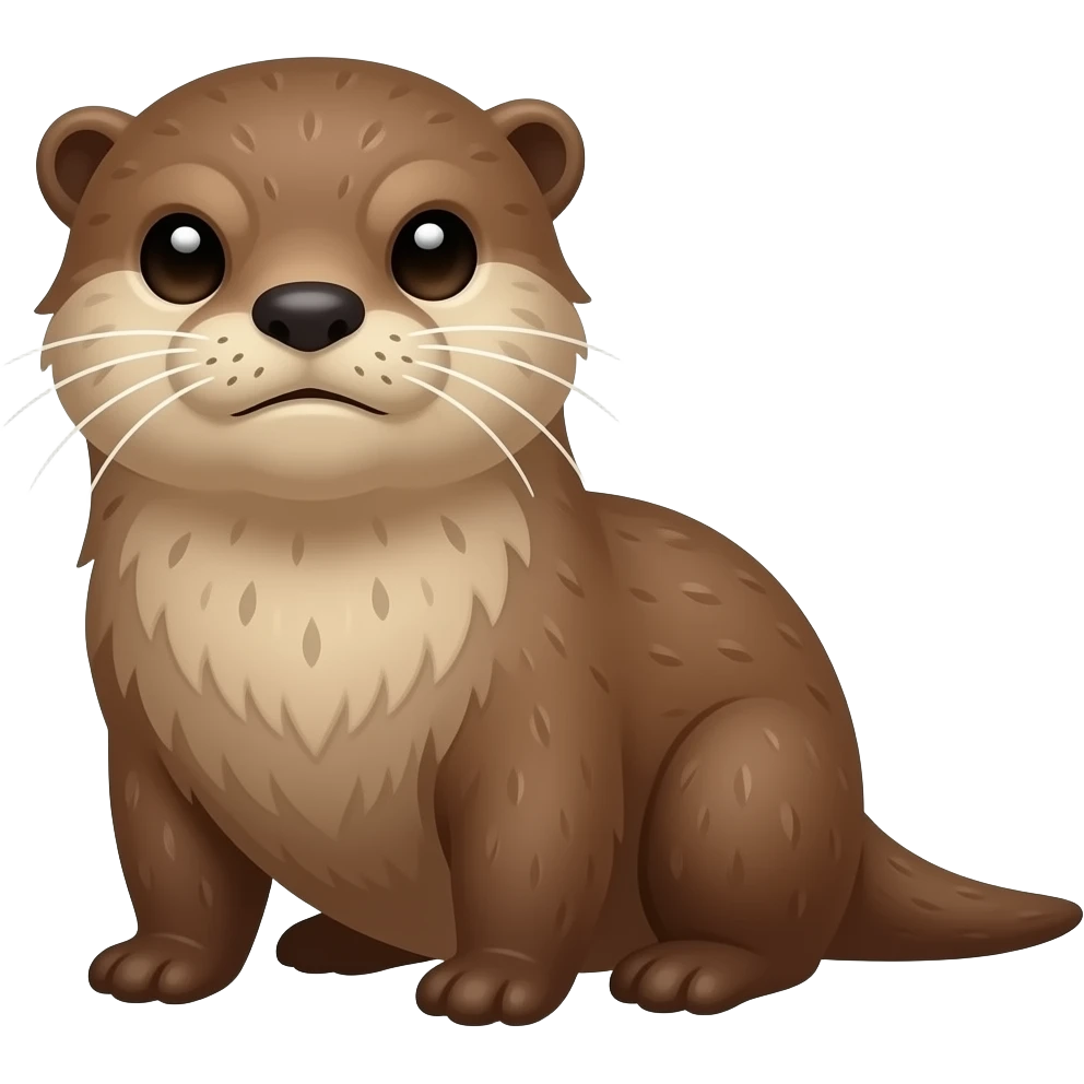 grumpy otter emoji