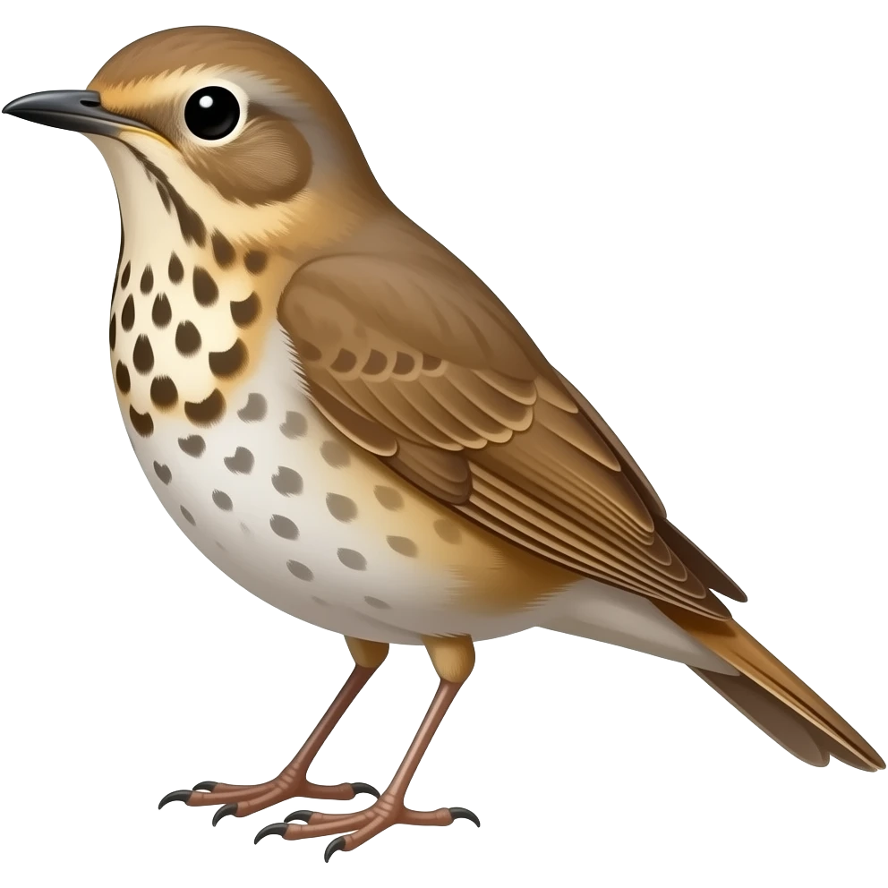 hermit thrush emoji