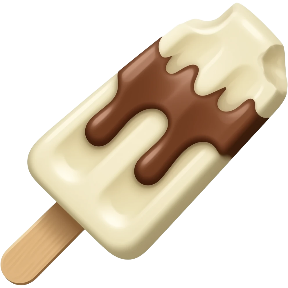 one bite cream ice bar emoji