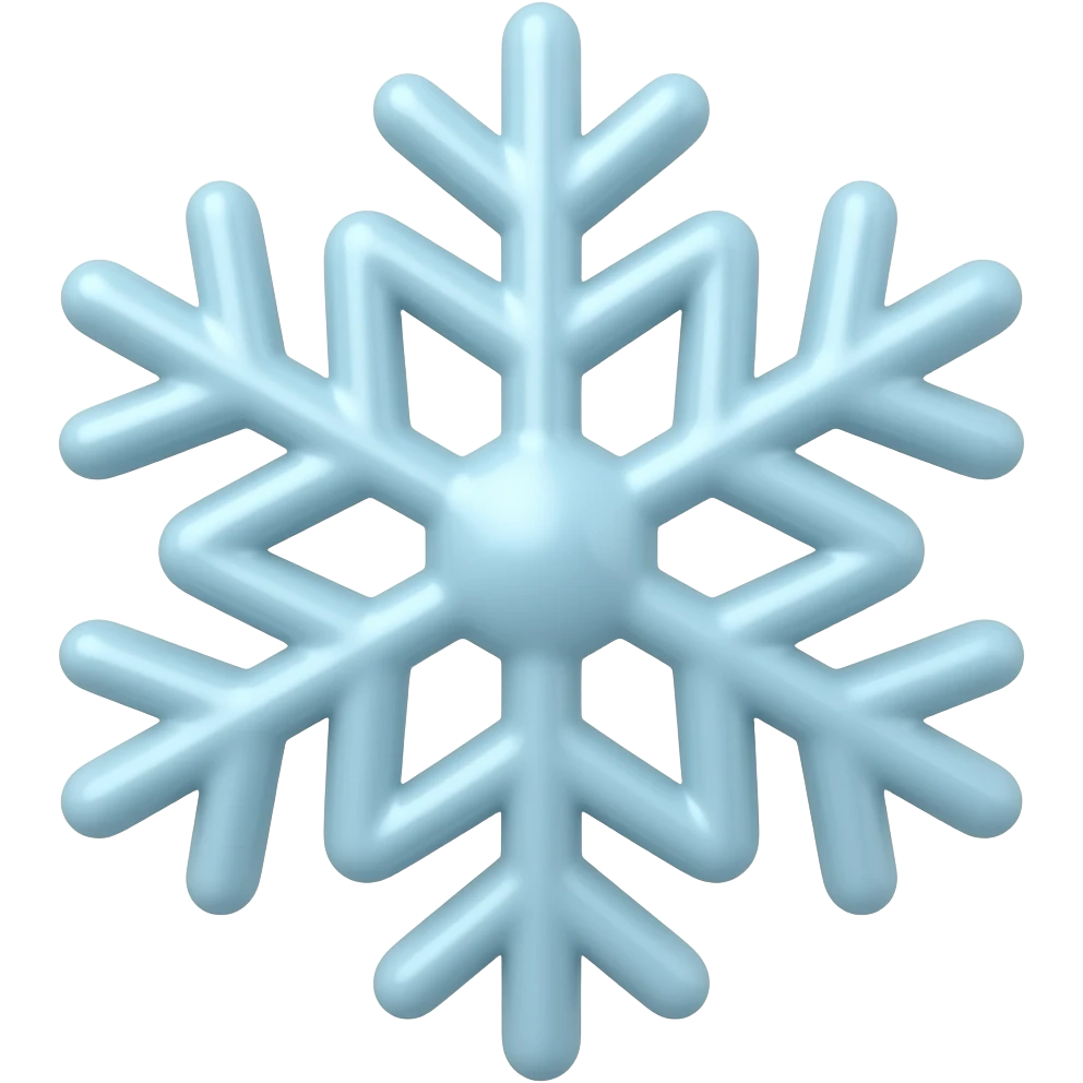 snow flake emoji