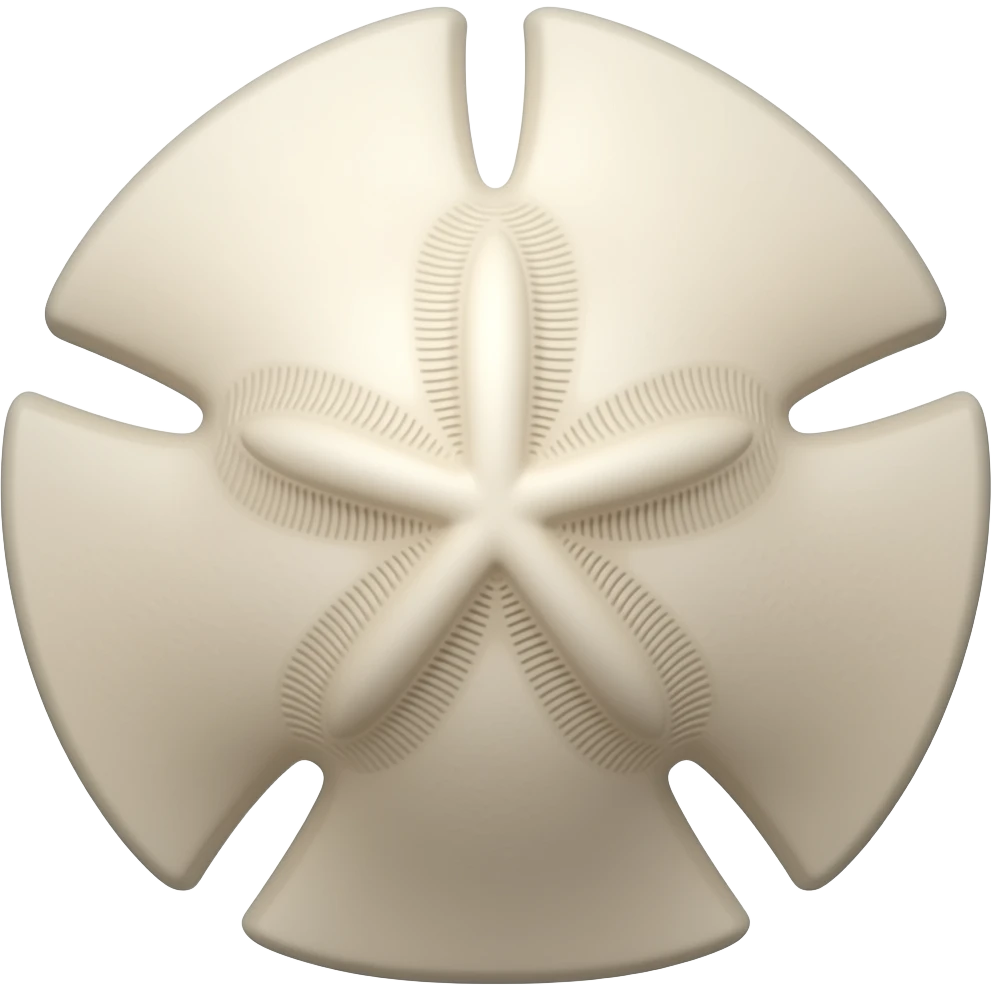 Sand dollar emoji