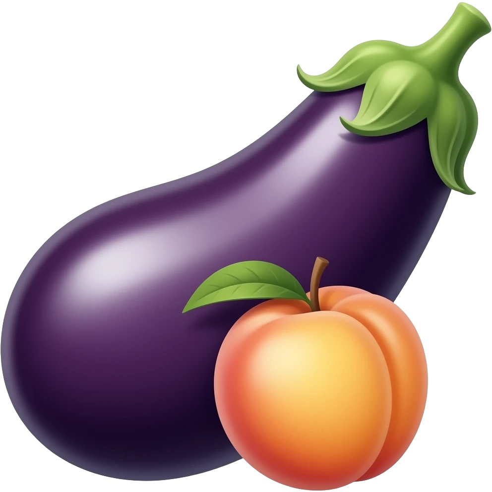 🍆+🍑 emoji