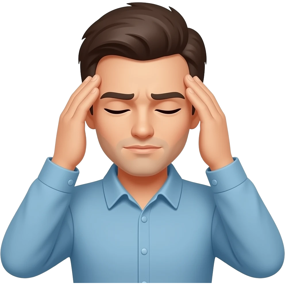 Headache emoji