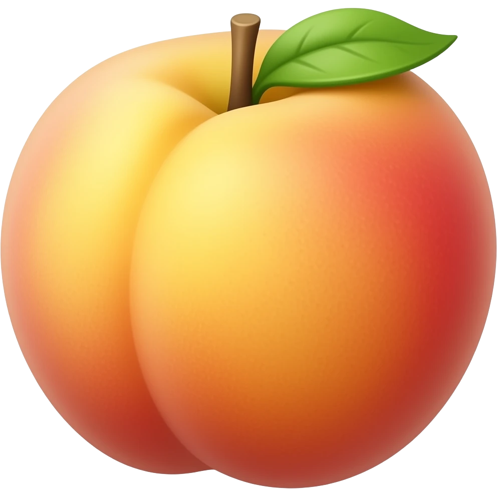 Peach emoji