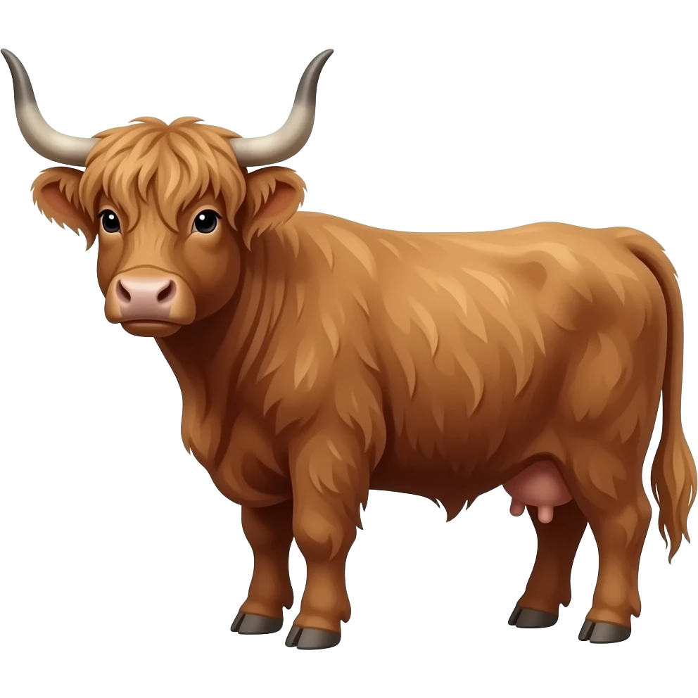 Highland cow emoji