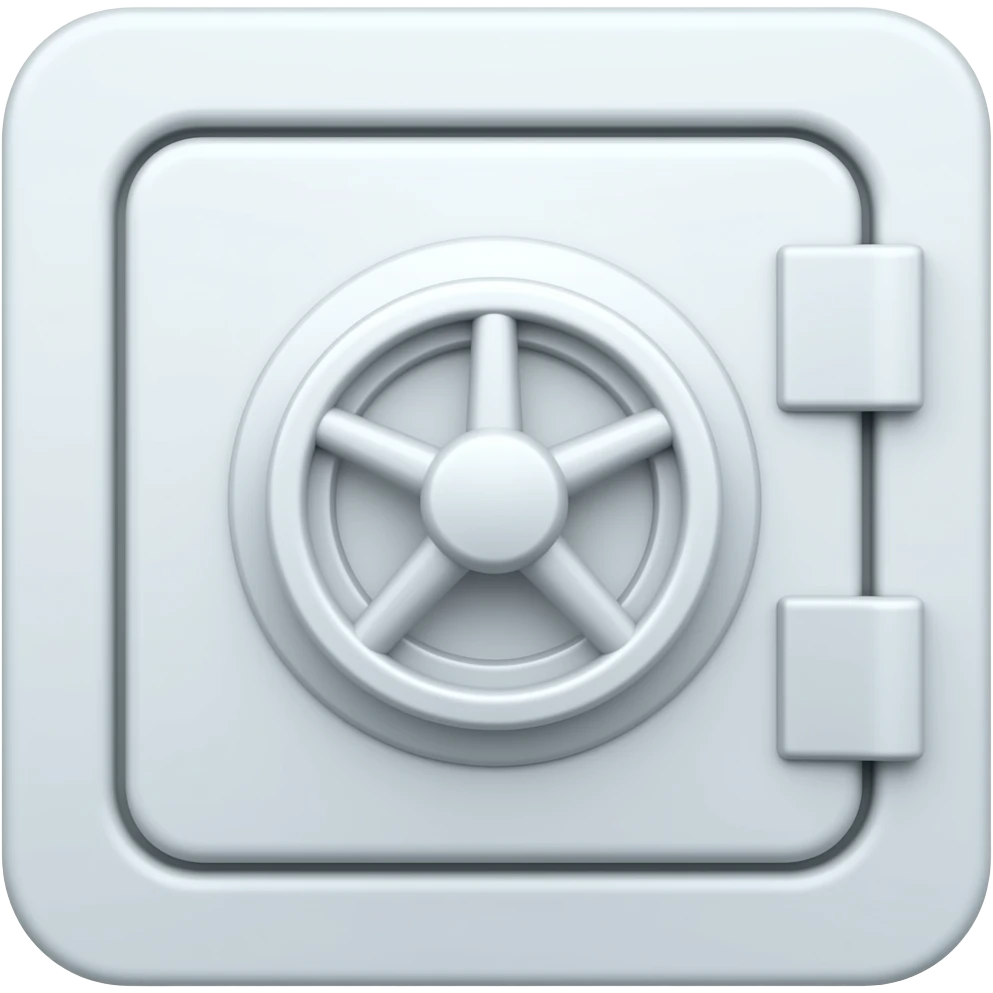 safe white emoji