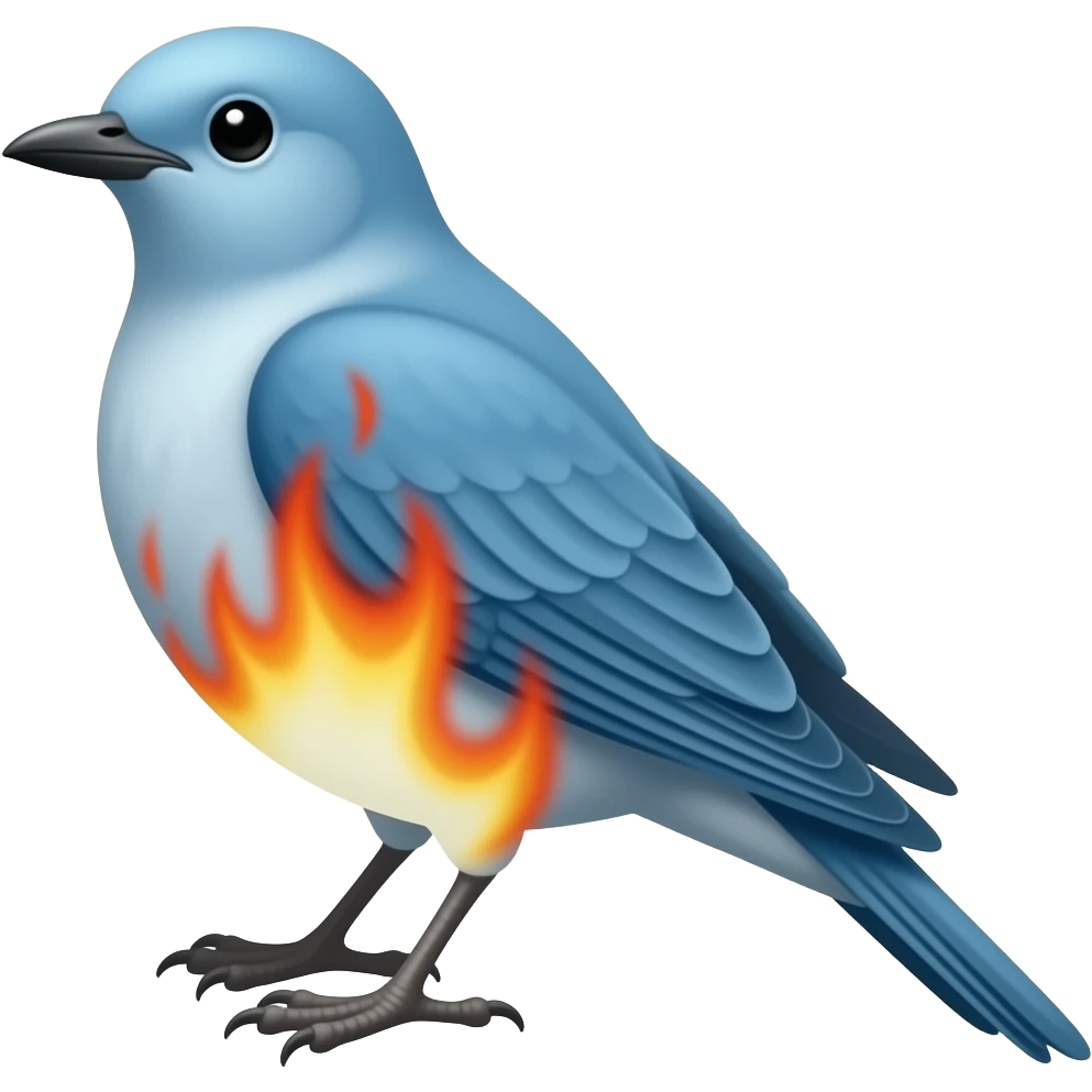 Make this one blue 🐦‍🔥 emoji