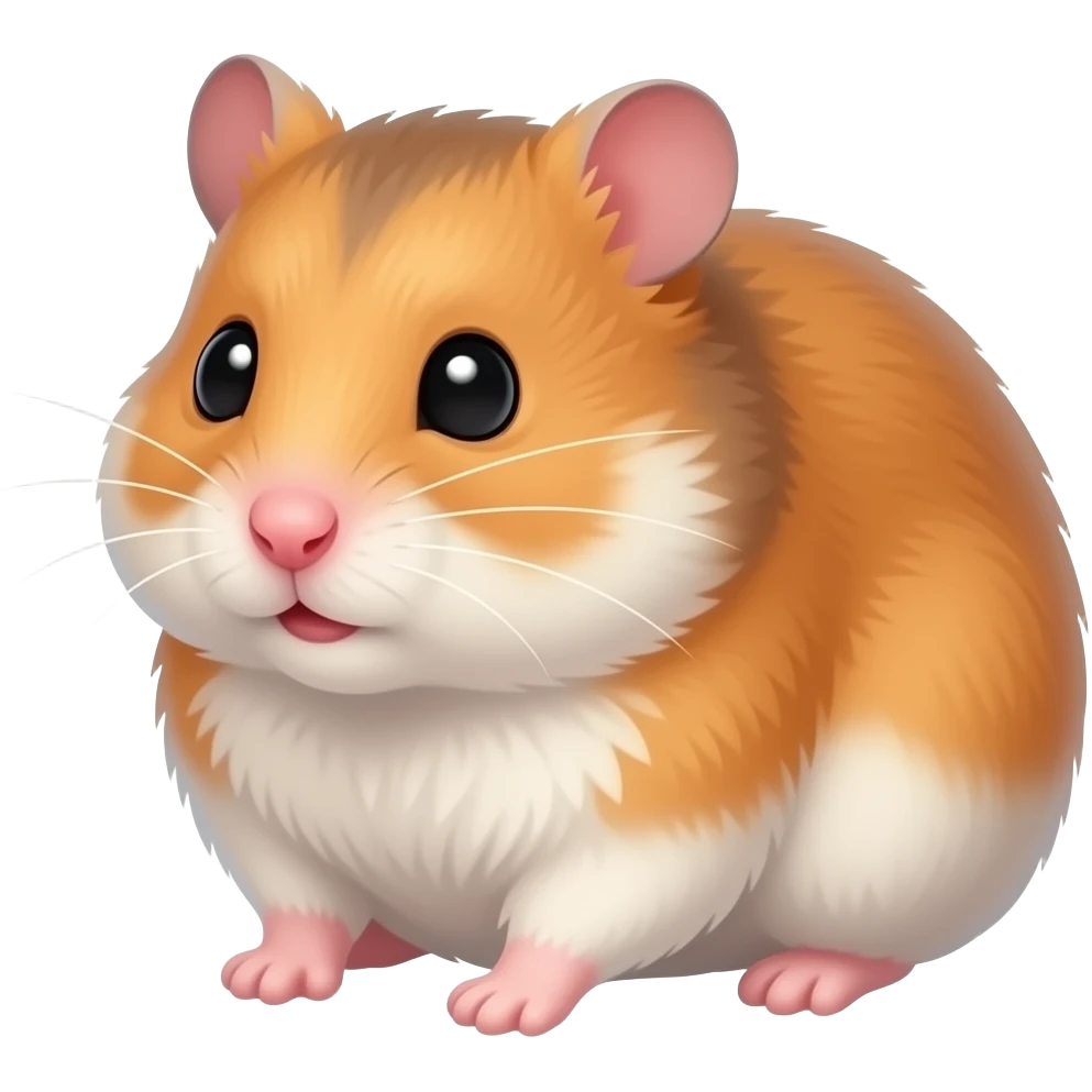 Graham cracker colored syrian hamster emoji