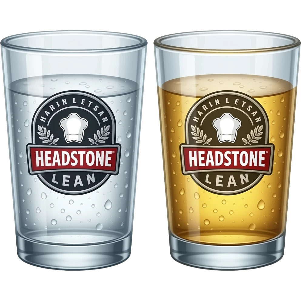 double cup of lean with a headstone brand on it emoji