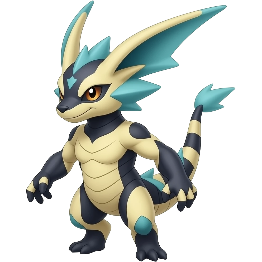 Salandit-Salamence-Zeraora-Fakemon-hybrid emoji