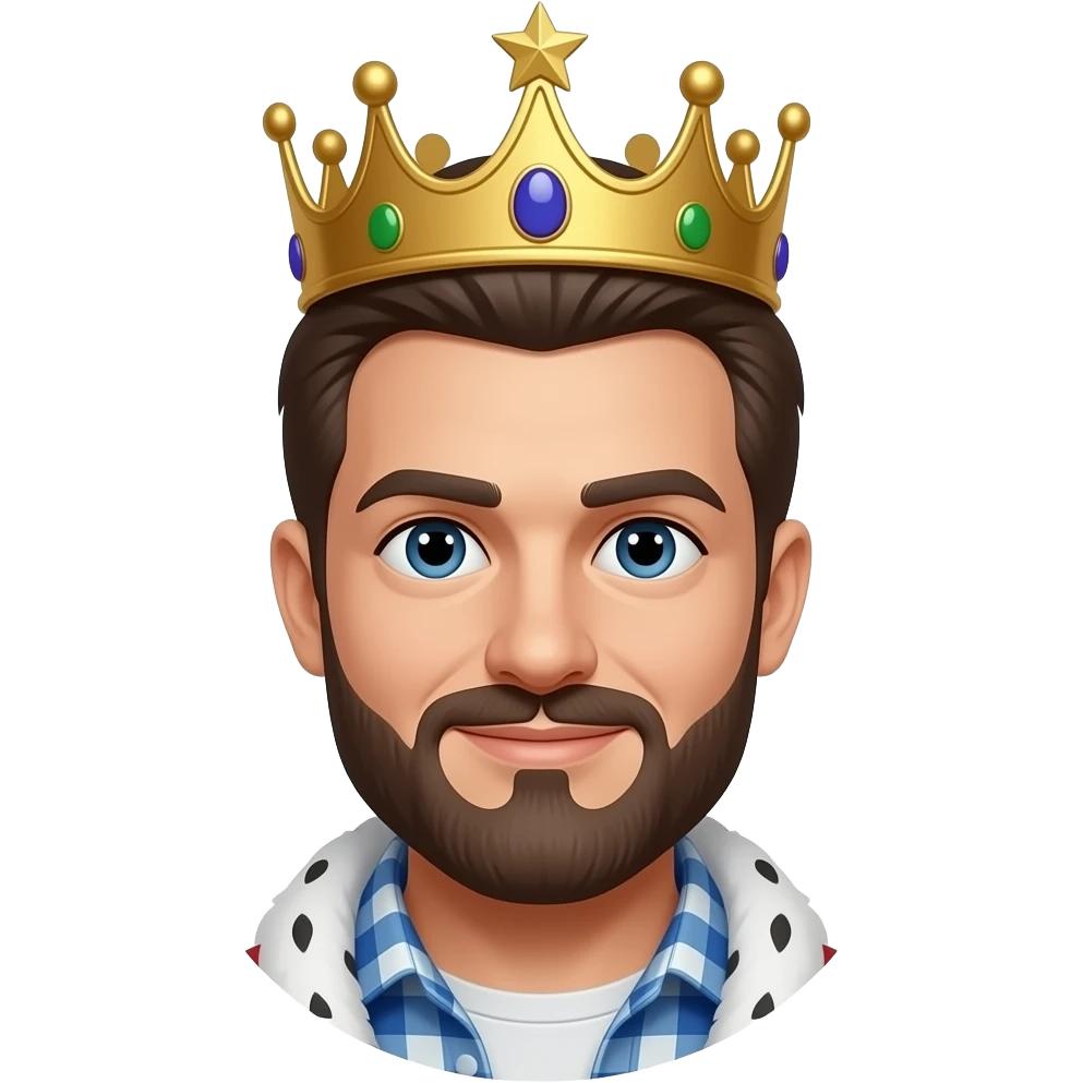 persona con corona emoji