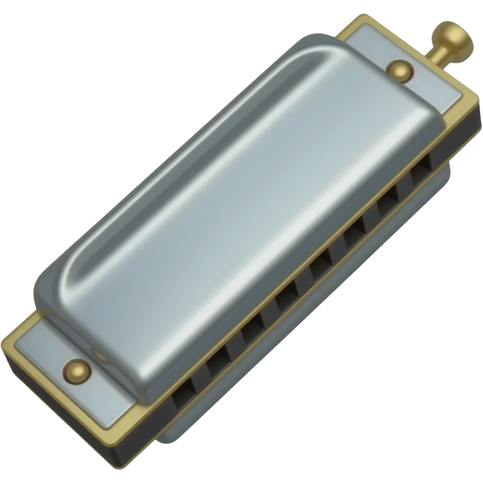 Harmonica instrument emoji
