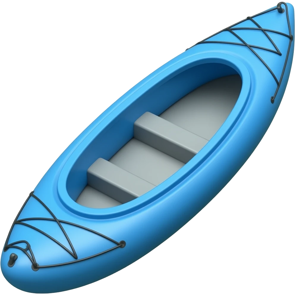 inflatable kayak 3d color 003B73 emoji