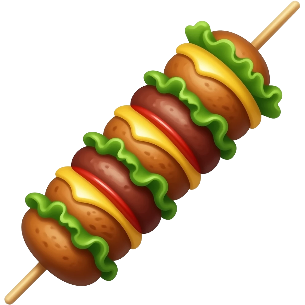 chicken kebab emoji