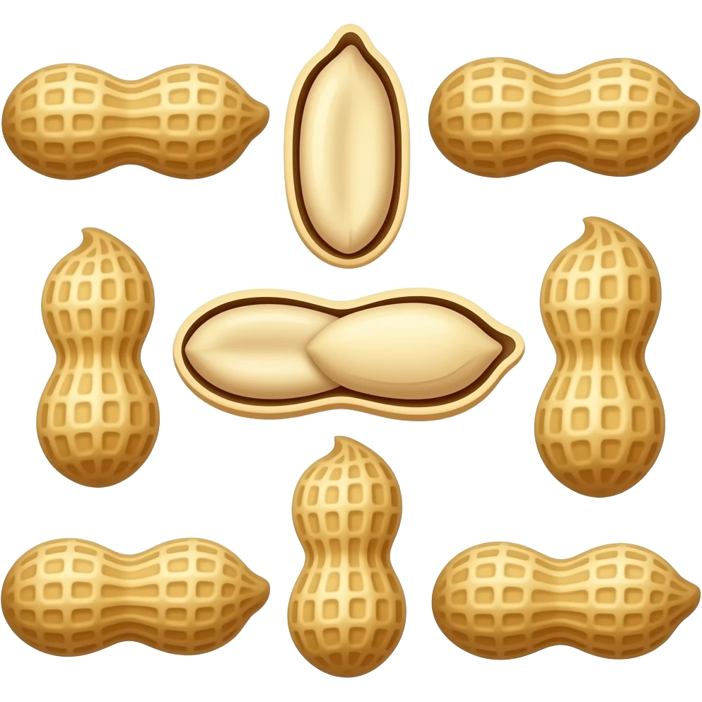 Make ten peanuts emoji
