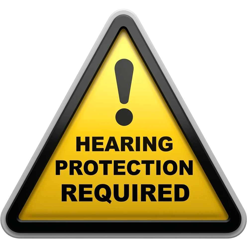 HEARING PROTECTION REQUIRED emoji