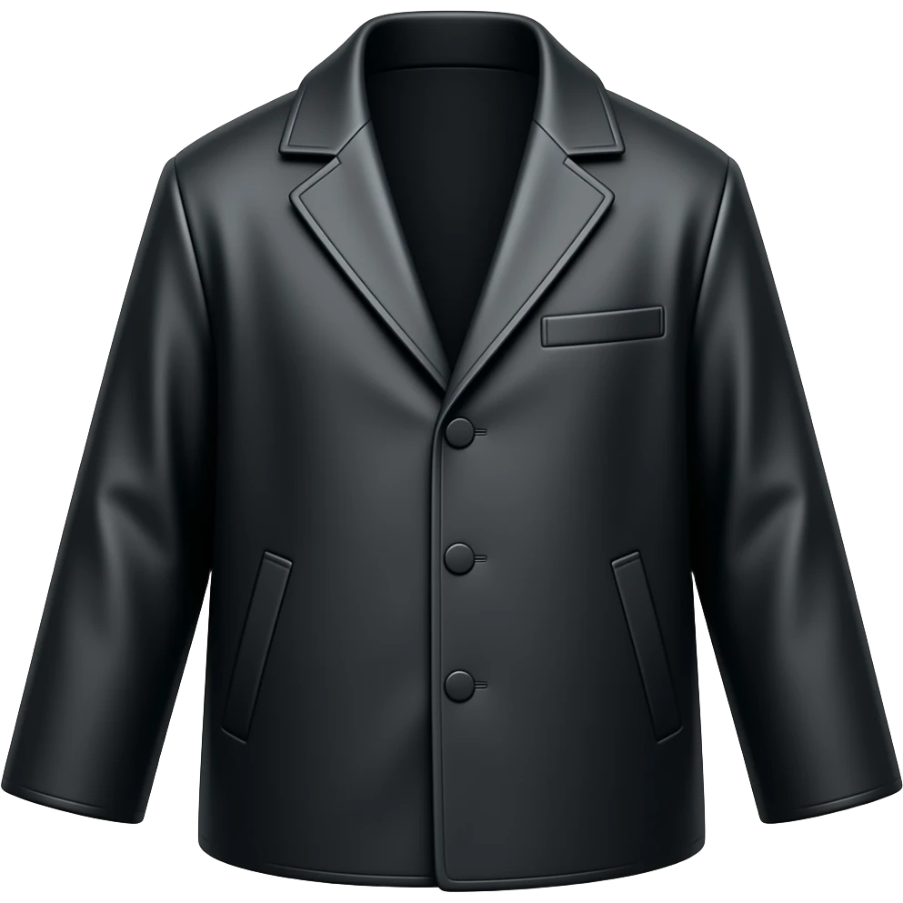 coat black emoji