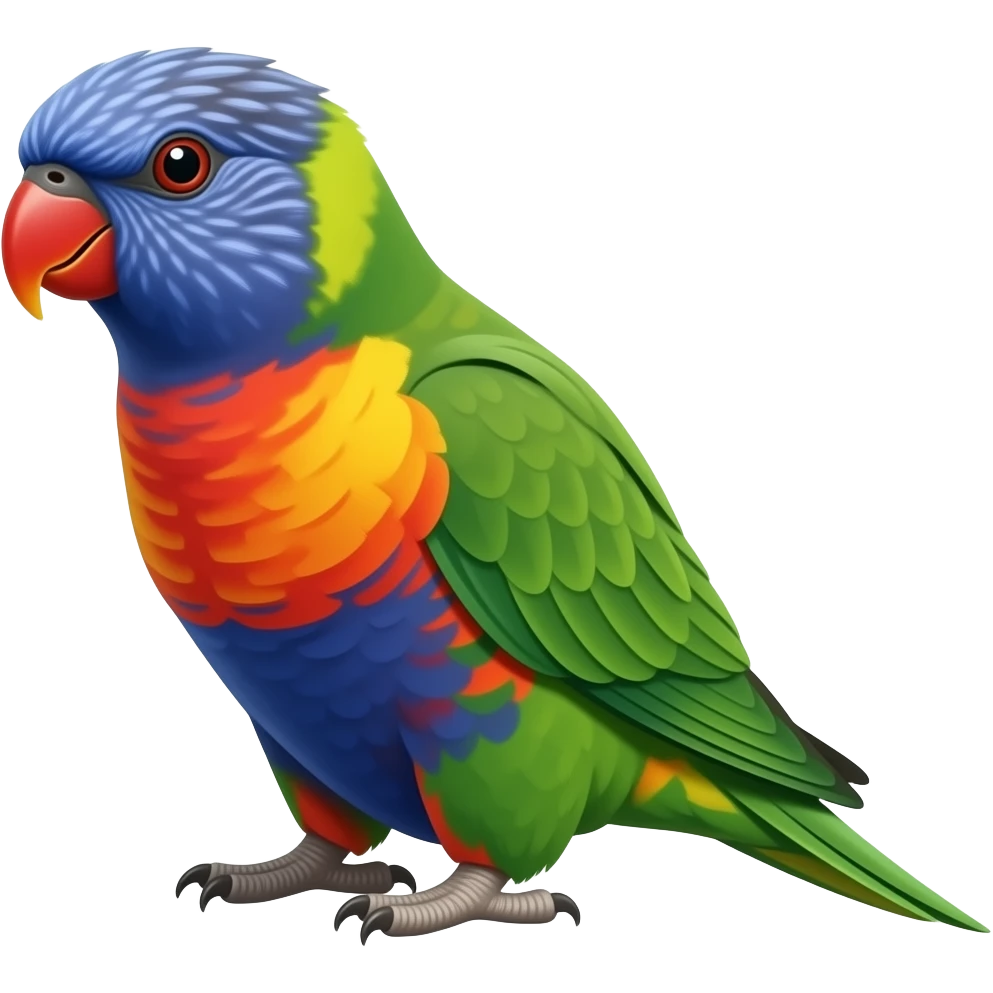 Rainbow Lorikeet 🍘 emoji