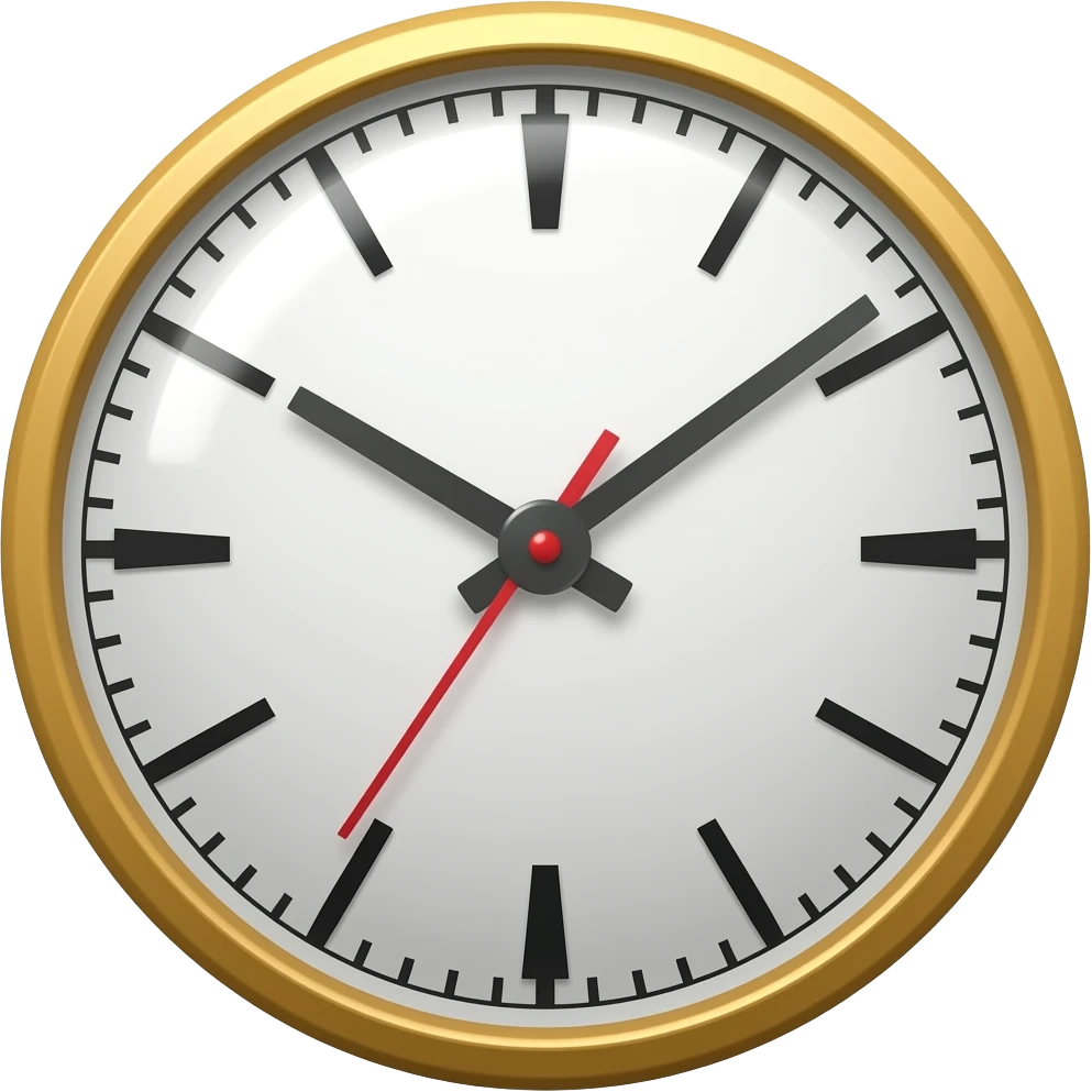 standingclock emoji