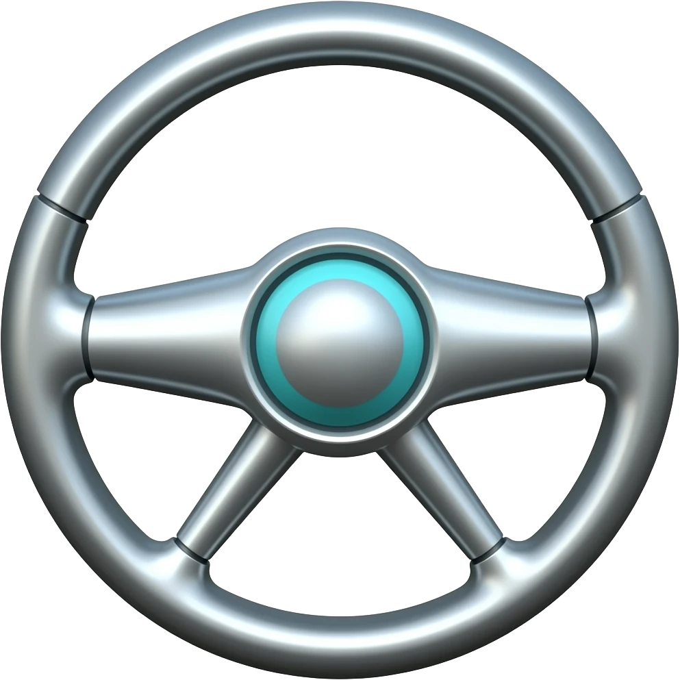 future steering wheel emoji