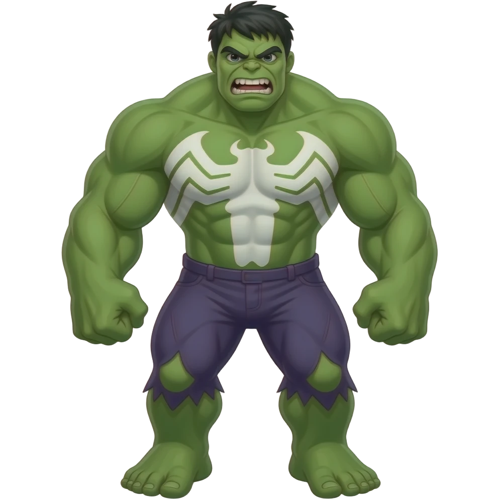 Venom Hulk full body emoji
