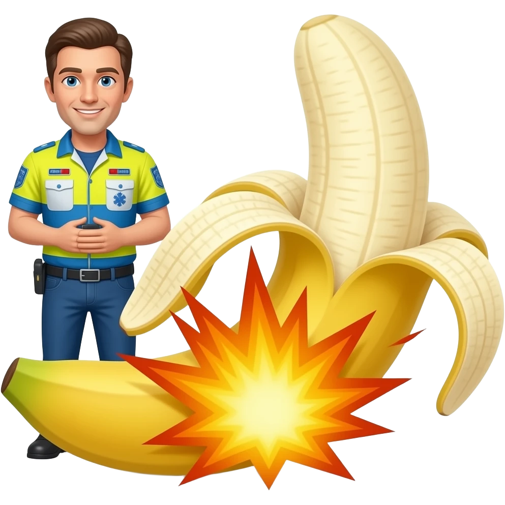 🧍🍌💥🚑 emoji