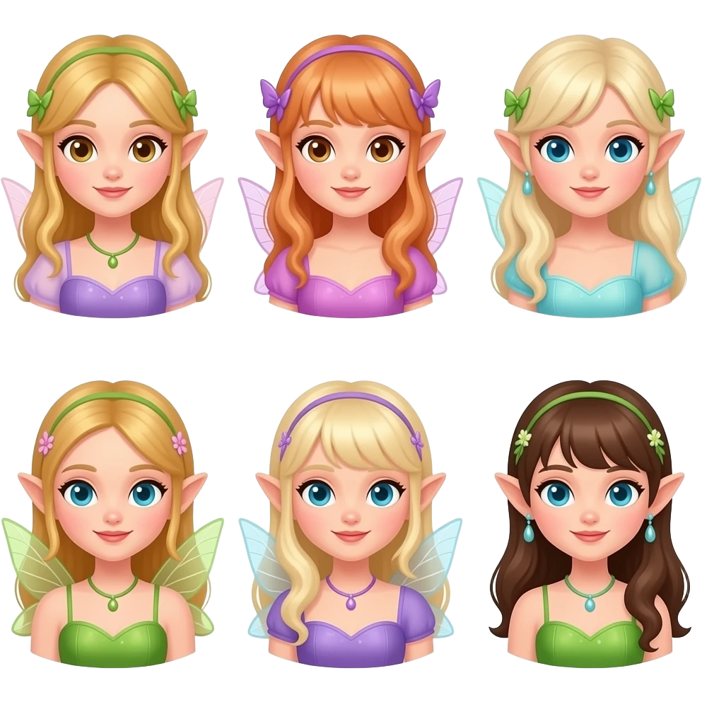 Seven fairies emoji