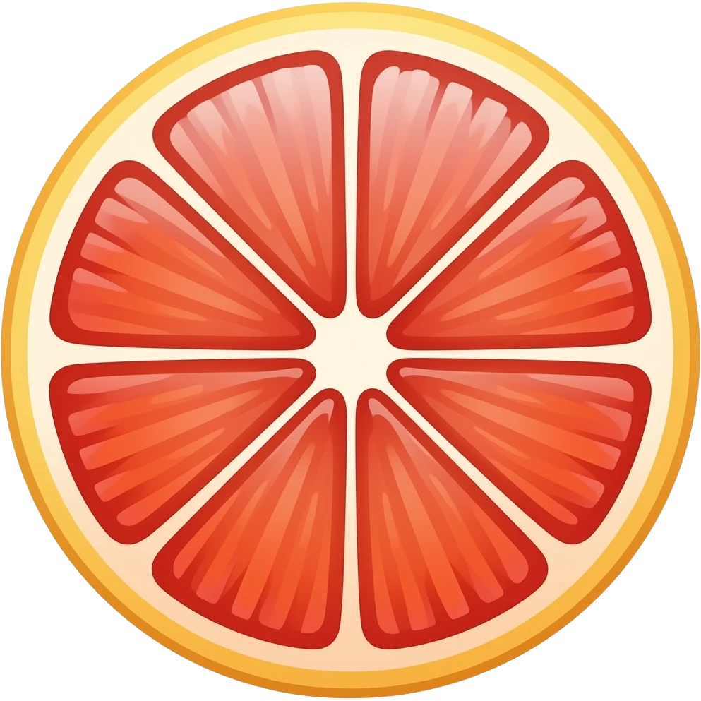 una toronja emoji