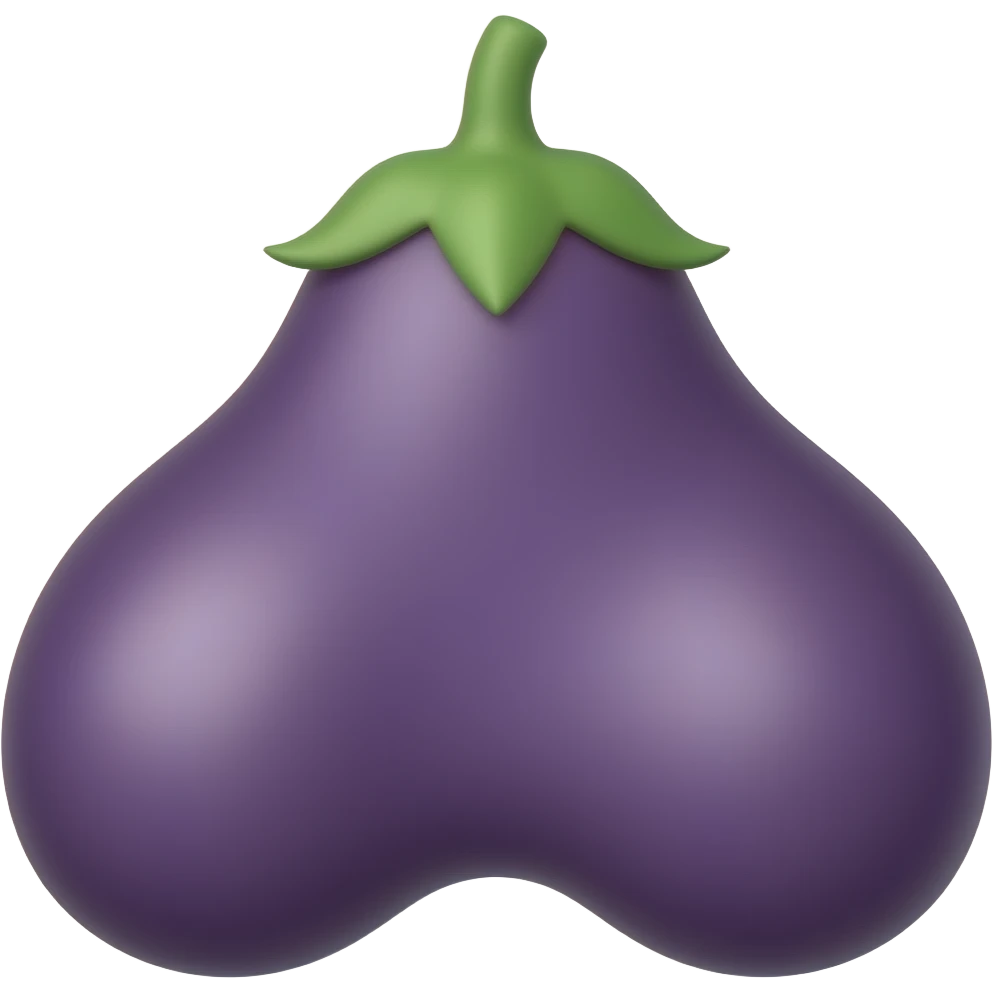 eggplant vulva emoji