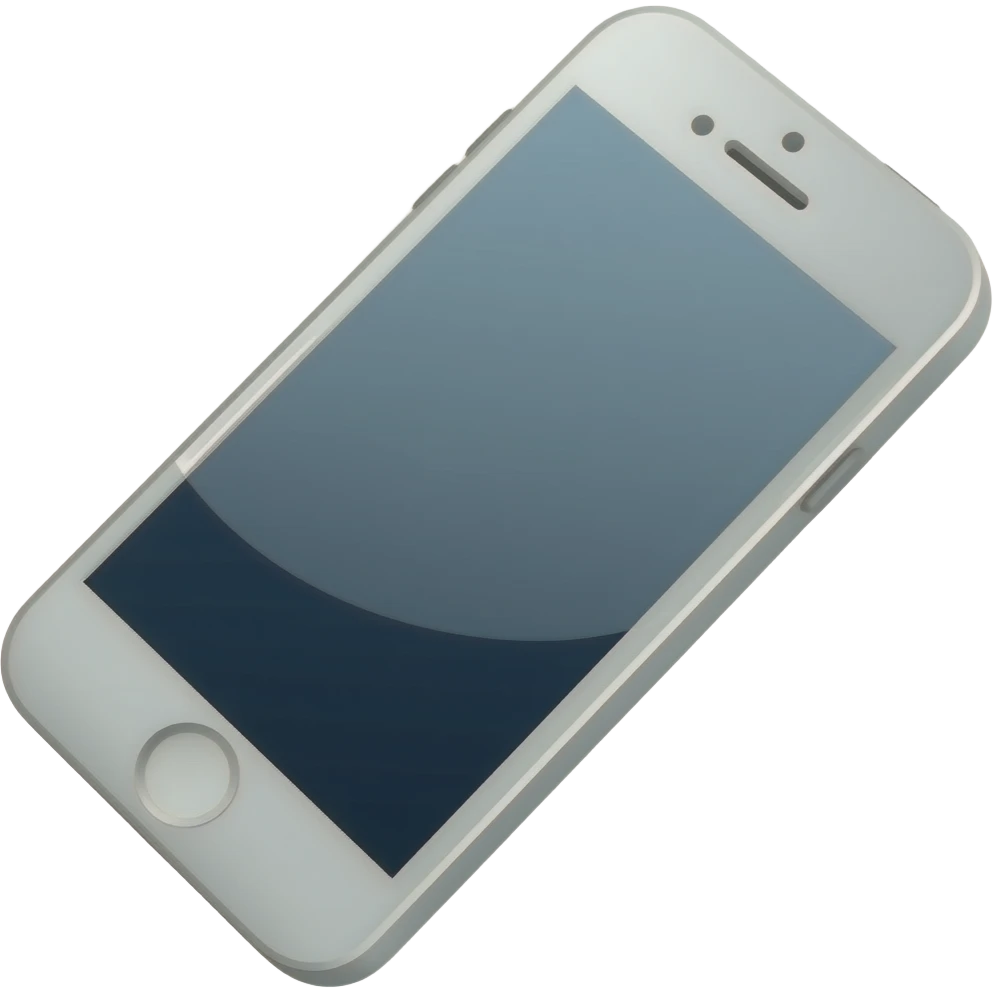 Fone branco emoji