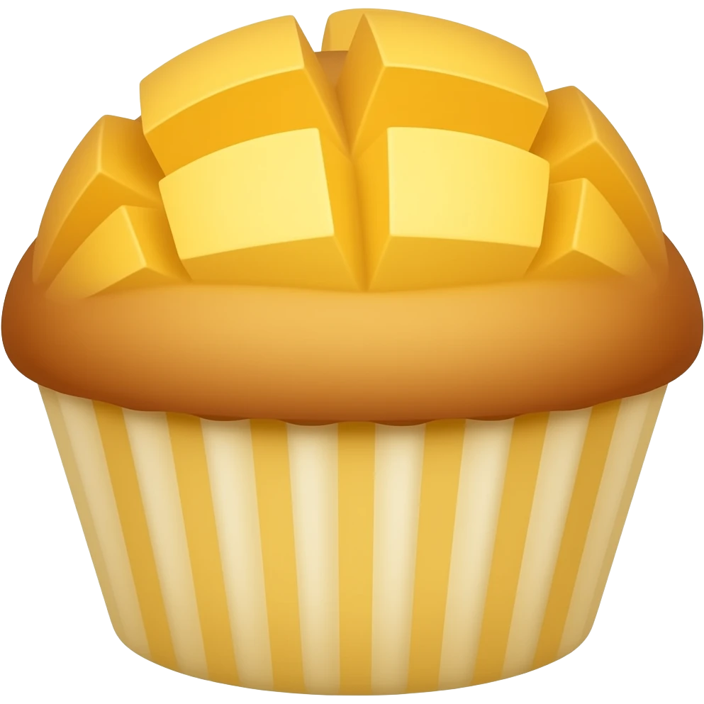 Mango muffin emoji
