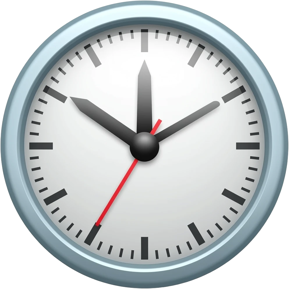 icono reloj emoji