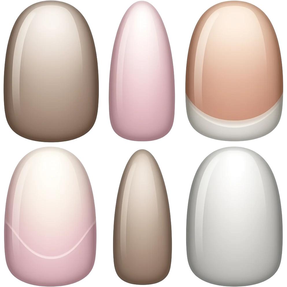 acrylic nails emoji