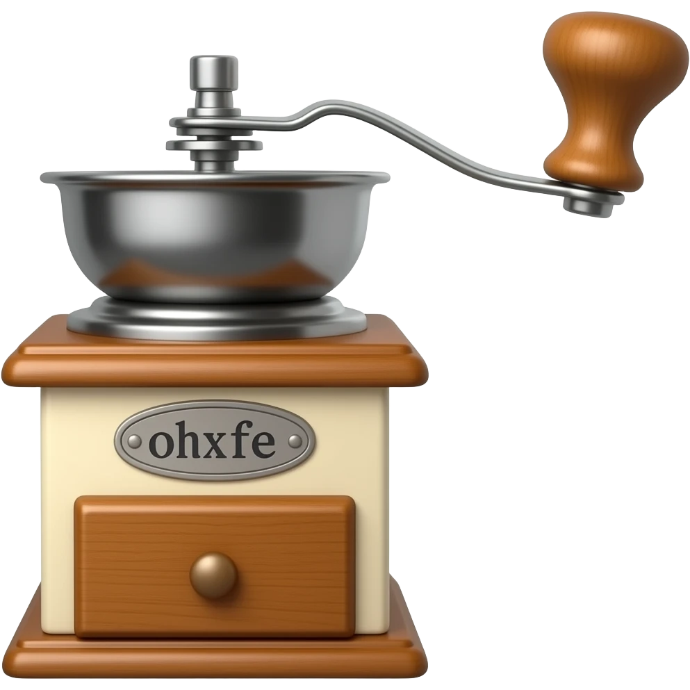handheld coffee grinder emoji