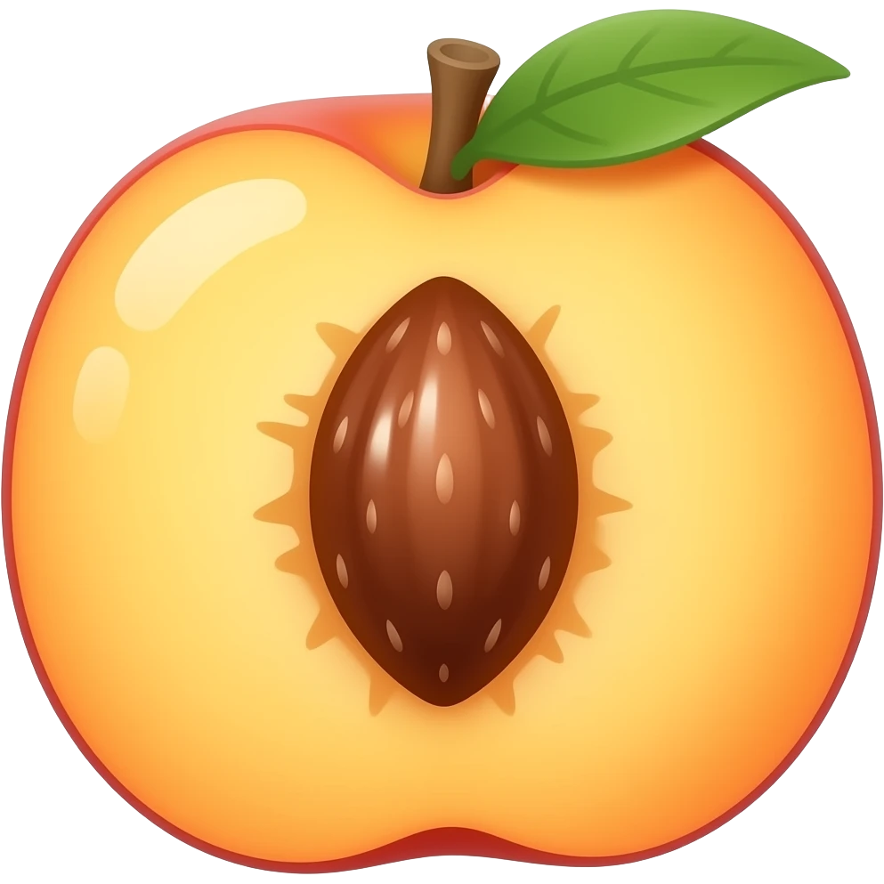 Peach with cum emoji