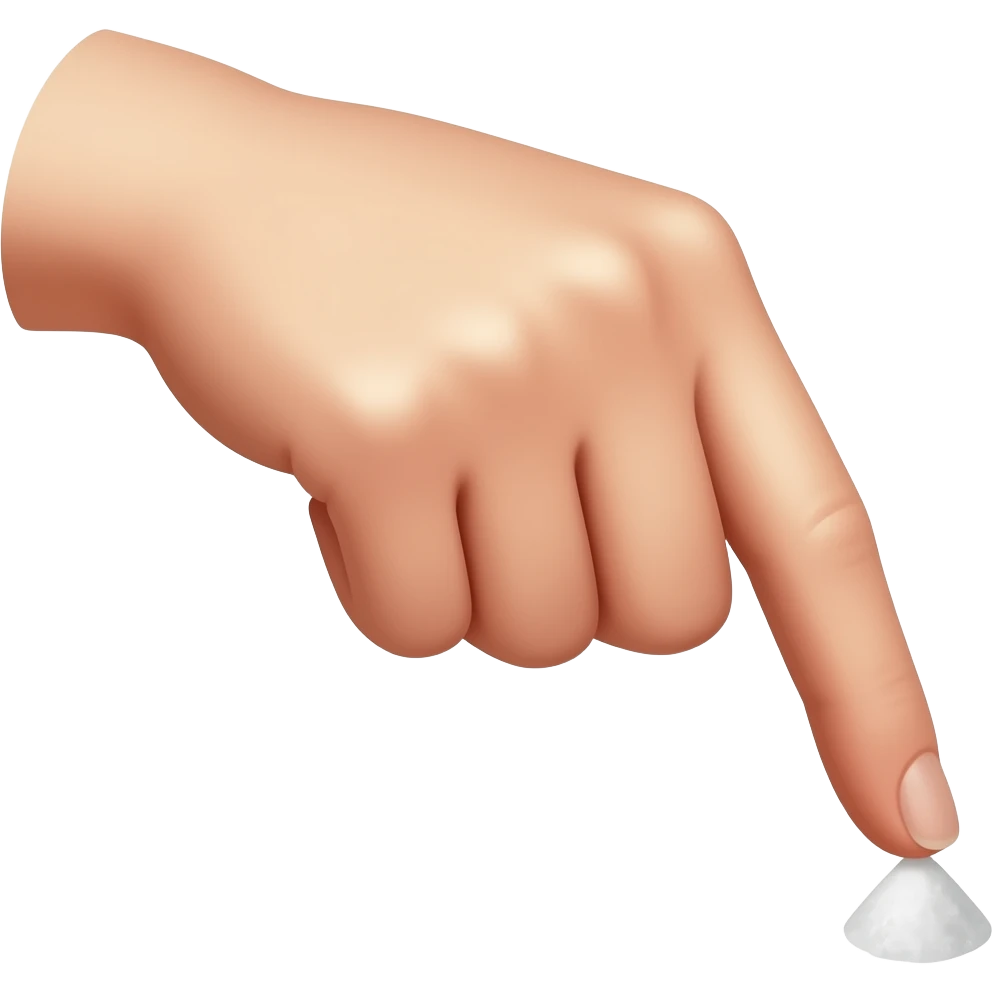 the image is a slim delicate  female hand gesturing open and close the finger tips . the tips of the hand are all pointing down like when you sprinkle some salt emoji