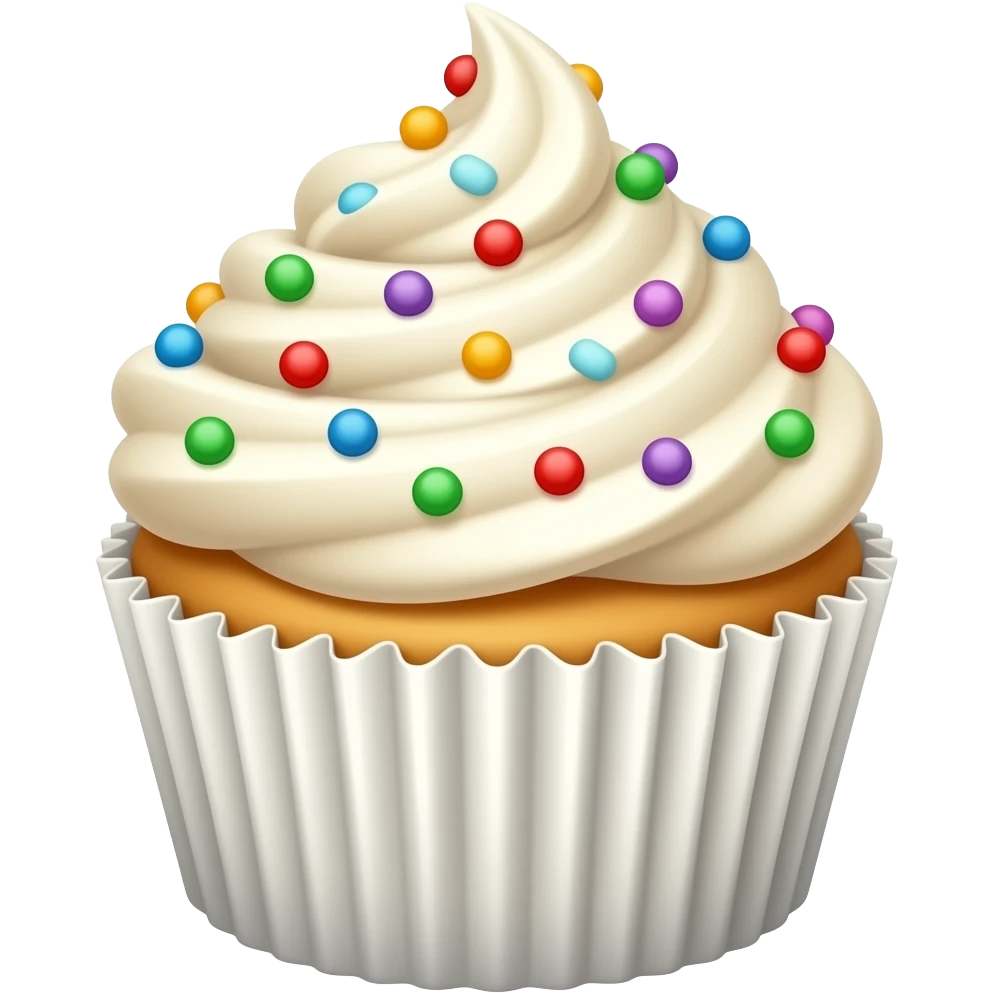 CupCake with Sprinkles emoji
